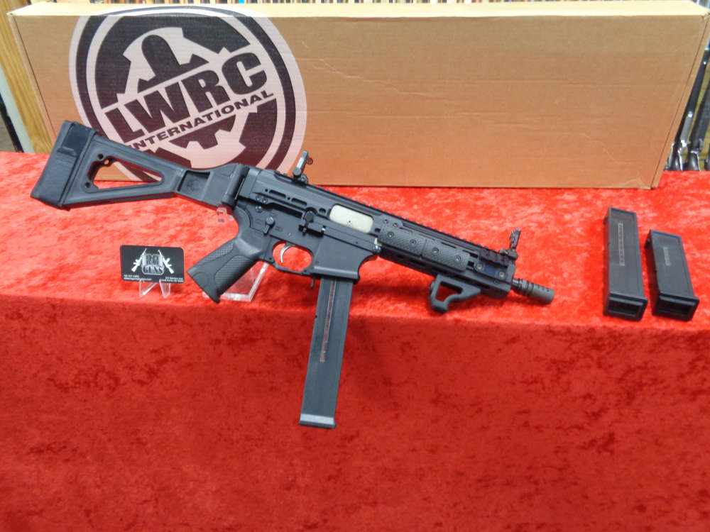 LWRC SMG 45 ACP Semi Auto H&K UMP Magazine Folding Brace BOX EXTRAS I ...