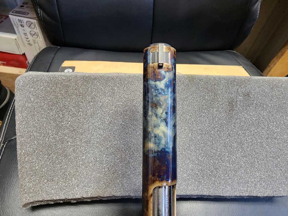 PICS! NEW! STANDARD MANUFACTURING 1911 CC 5" .45 ACP COLOR CASE HARDENED 5-img-21