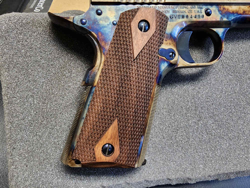 PICS! NEW! STANDARD MANUFACTURING 1911 CC 5" .45 ACP COLOR CASE HARDENED 5-img-4