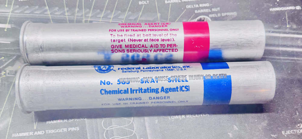 Tear Gas extremely rare CS scatter shell/ CN muzzle, dispersion ...