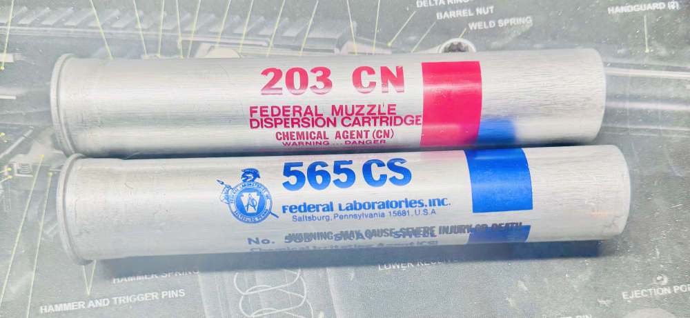 Tear Gas extremely rare CS scatter shell/ CN muzzle, dispersion ...
