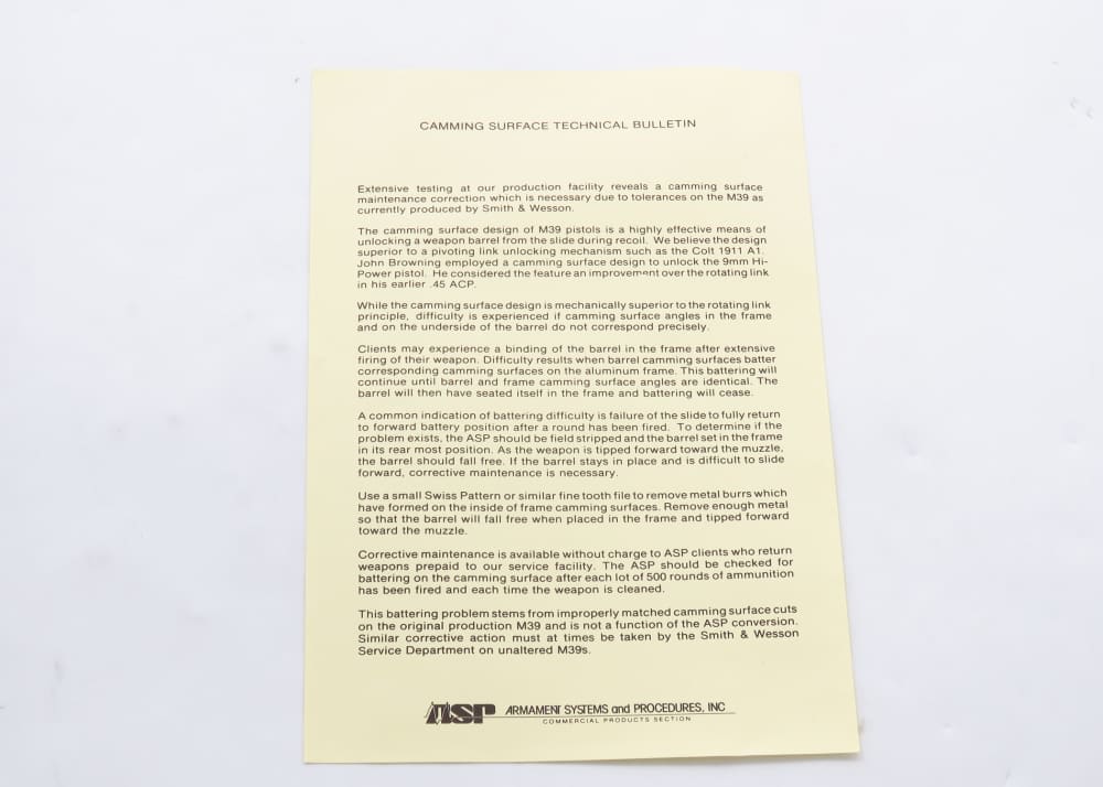 EXTREMELY RARE - New In Box S&W ASP Full House Cold War Famed Service 39-2 -img-50
