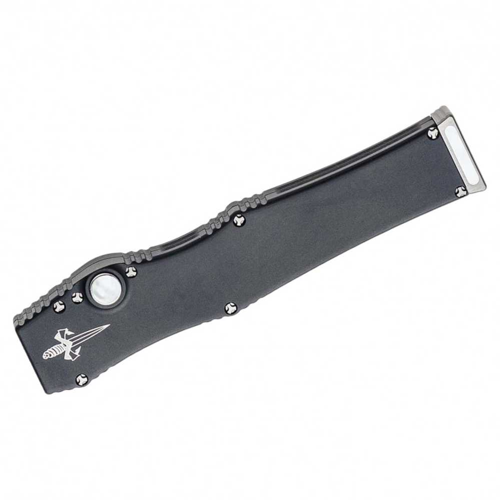 Microtech Halo III Mini Tanto OTF - Mirror Polish Pearl Inlay - Pocket ...