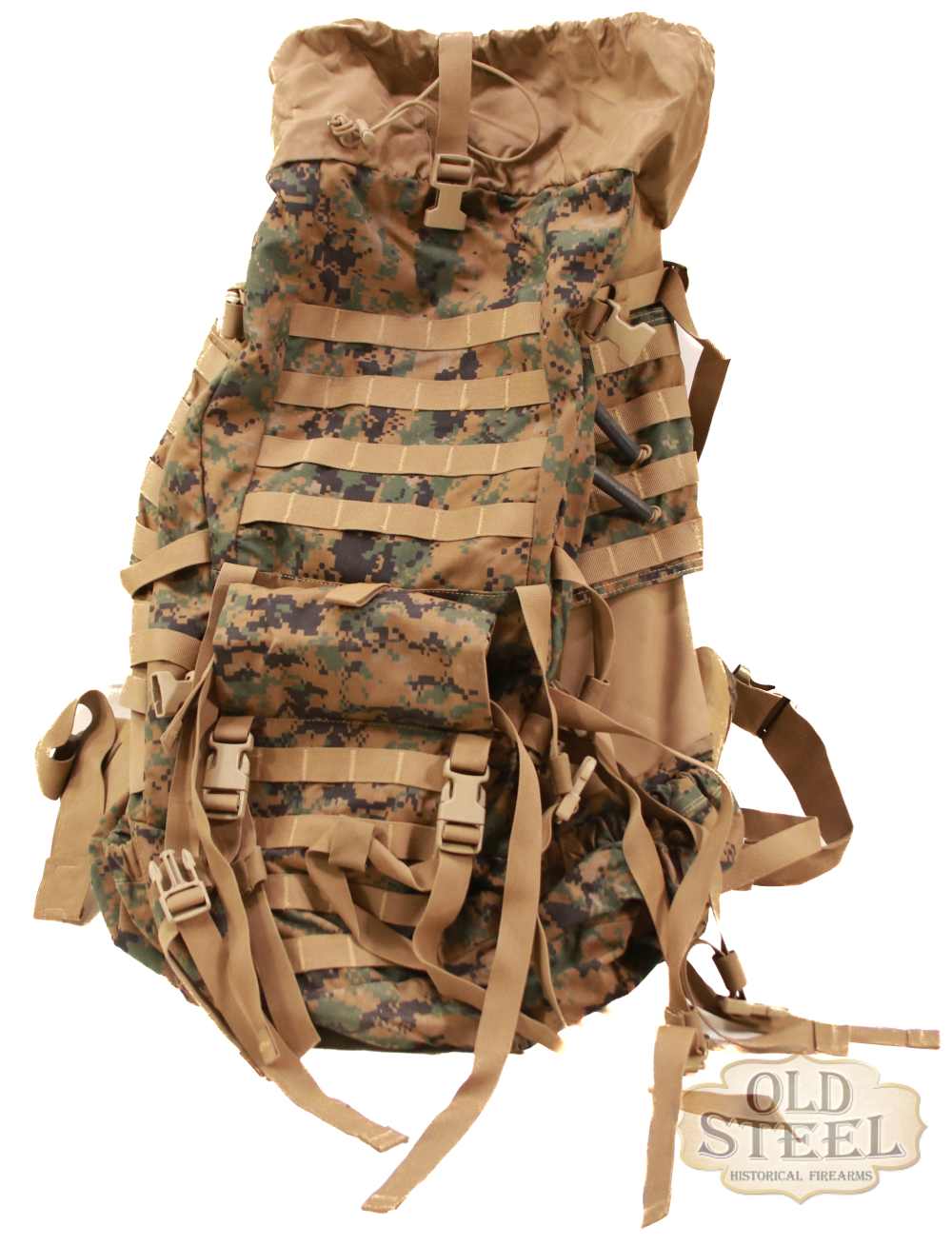 USMC Surplus ILBE Rucksack 75 Liter Woodland Marpat Ruck Good Condition ...