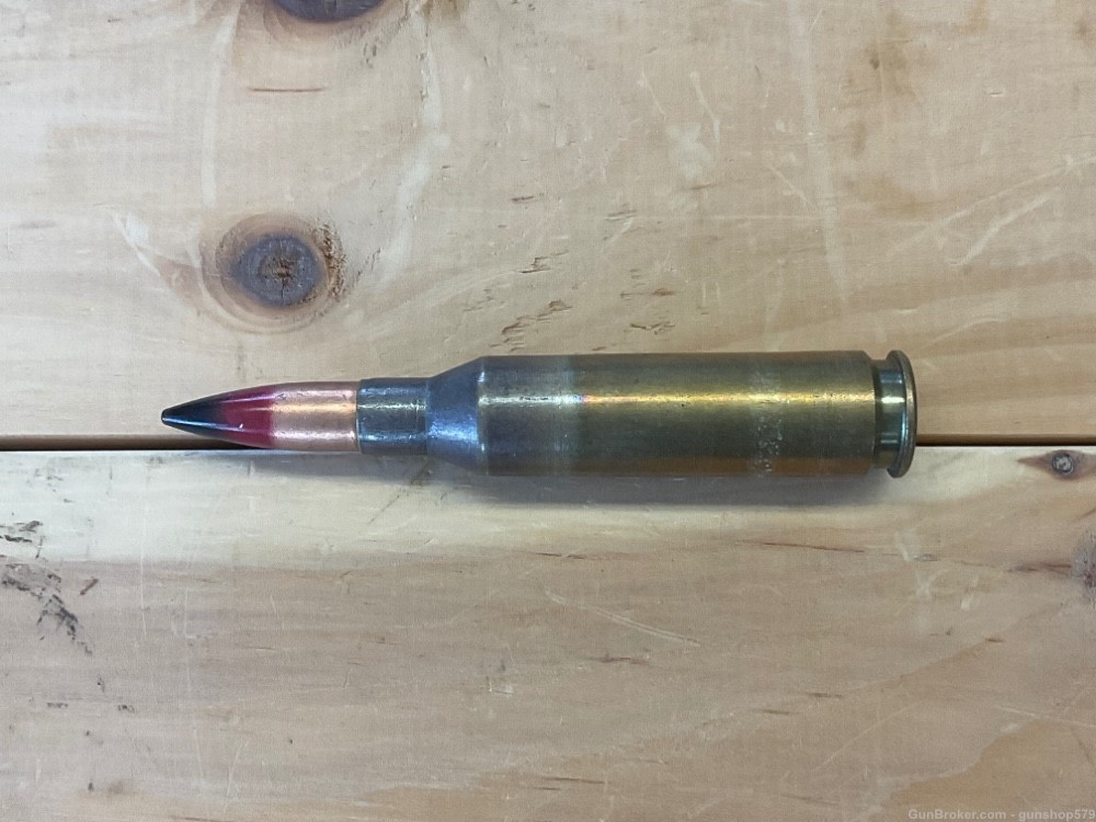 Rare LIVE RUSSIAN 14.5X114 PTRS-41 API RED/BLACK TIP AMMO ANTI-TANK 14 ...