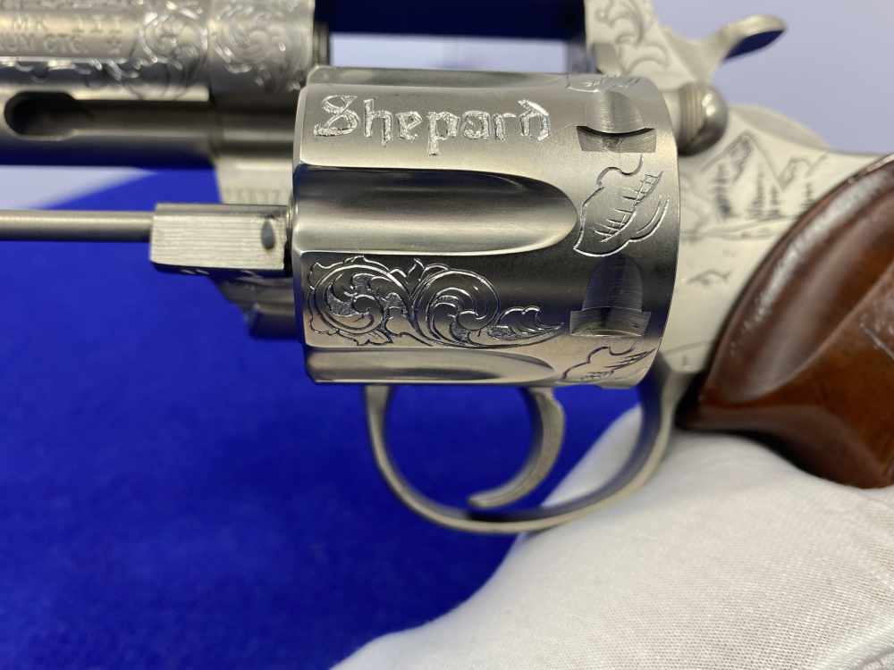 1981 Colt Trooper MK III .357 -E-NICKEL- 4" *CUSTOM HAND ENGRAVED EXAMPLE*-img-67