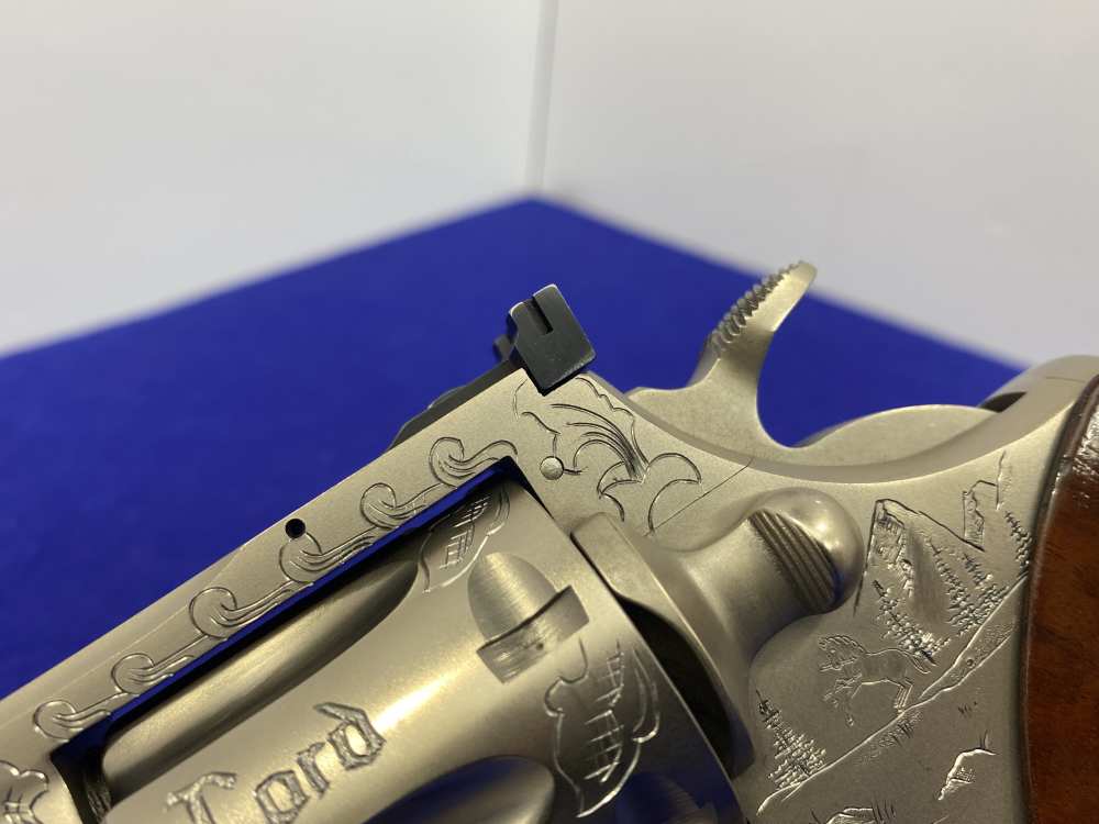 1981 Colt Trooper MK III .357 -E-NICKEL- 4" *CUSTOM HAND ENGRAVED EXAMPLE*-img-15