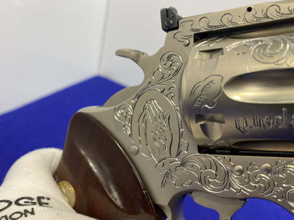 1981 Colt Trooper MK III .357 -E-NICKEL- 4" *CUSTOM HAND ENGRAVED EXAMPLE*-img-130