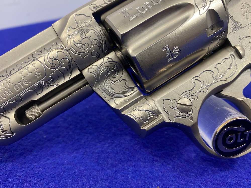 1981 Colt Trooper MK III .357 -E-NICKEL- 4" *CUSTOM HAND ENGRAVED EXAMPLE*-img-19