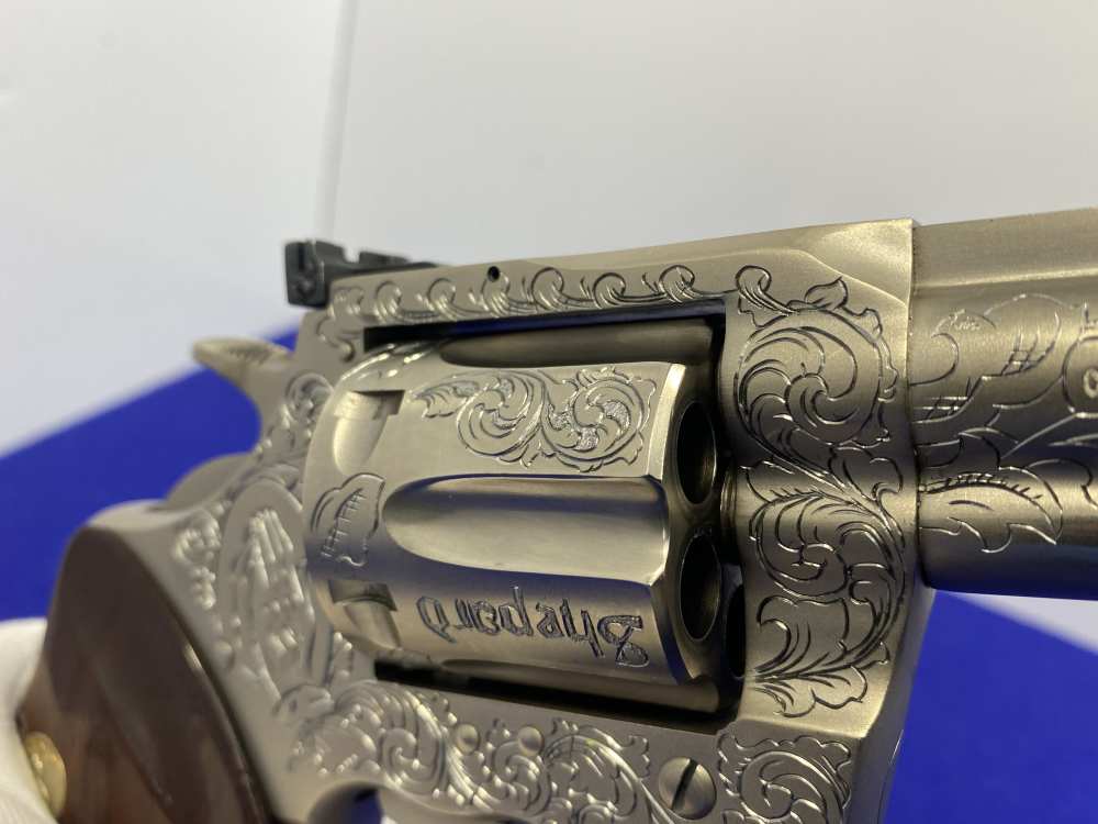 1981 Colt Trooper MK III .357 -E-NICKEL- 4" *CUSTOM HAND ENGRAVED EXAMPLE*-img-127