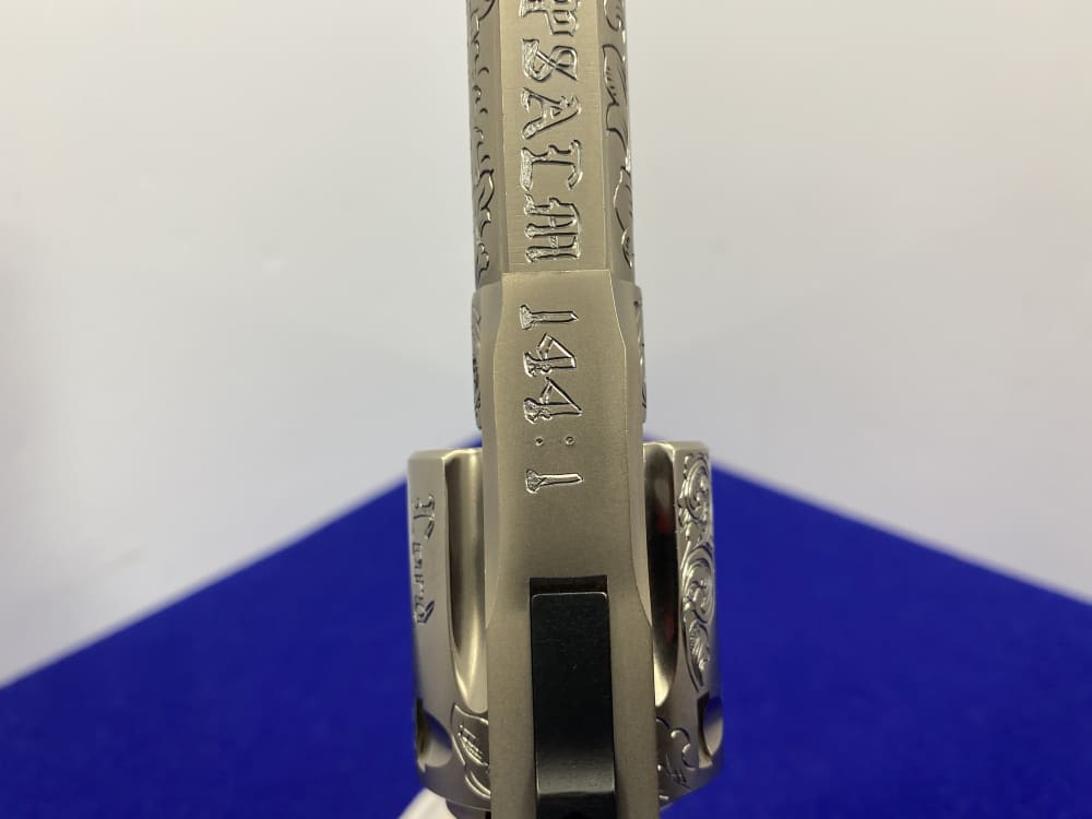 1981 Colt Trooper MK III .357 -E-NICKEL- 4" *CUSTOM HAND ENGRAVED EXAMPLE*-img-96