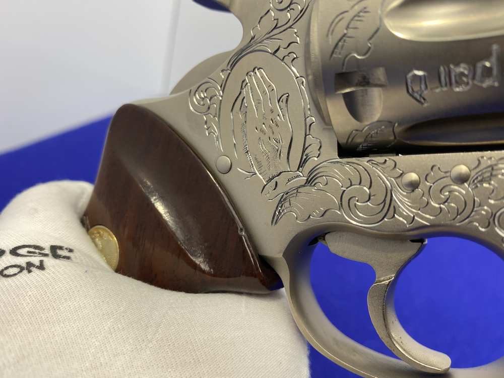 1981 Colt Trooper MK III .357 -E-NICKEL- 4" *CUSTOM HAND ENGRAVED EXAMPLE*-img-131