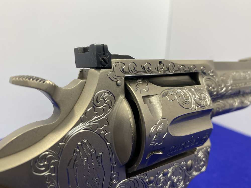 1981 Colt Trooper MK III .357 -E-NICKEL- 4" *CUSTOM HAND ENGRAVED EXAMPLE*-img-83