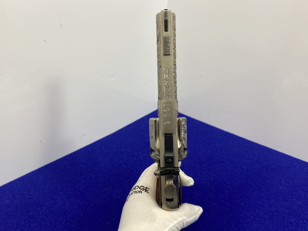 1981 Colt Trooper MK III .357 -E-NICKEL- 4" *CUSTOM HAND ENGRAVED EXAMPLE*-img-93