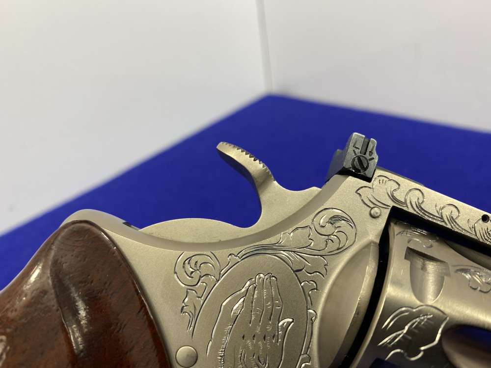 1981 Colt Trooper MK III .357 -E-NICKEL- 4" *CUSTOM HAND ENGRAVED EXAMPLE*-img-29