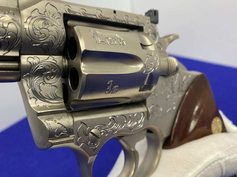 1981 Colt Trooper MK III .357 -E-NICKEL- 4" *CUSTOM HAND ENGRAVED EXAMPLE*-img-114