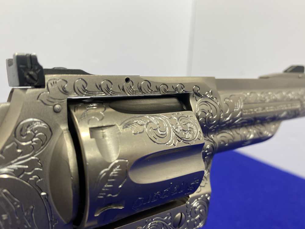 1981 Colt Trooper MK III .357 -E-NICKEL- 4" *CUSTOM HAND ENGRAVED EXAMPLE*-img-84
