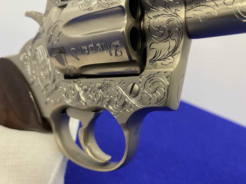 1981 Colt Trooper MK III .357 -E-NICKEL- 4" *CUSTOM HAND ENGRAVED EXAMPLE*-img-125