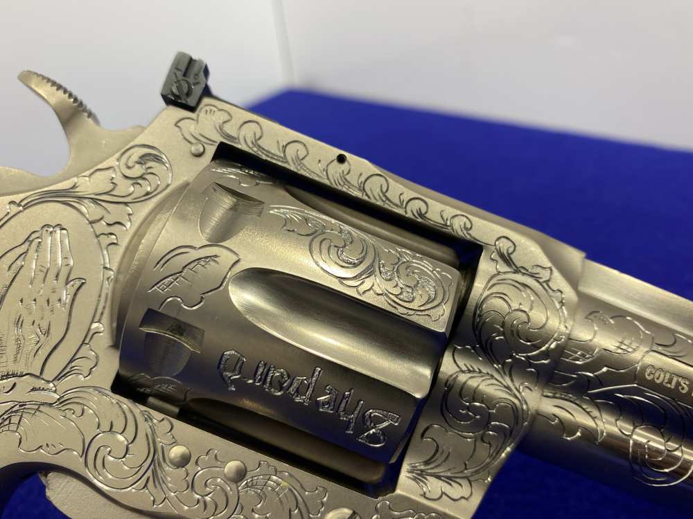 1981 Colt Trooper MK III .357 -E-NICKEL- 4" *CUSTOM HAND ENGRAVED EXAMPLE*-img-34