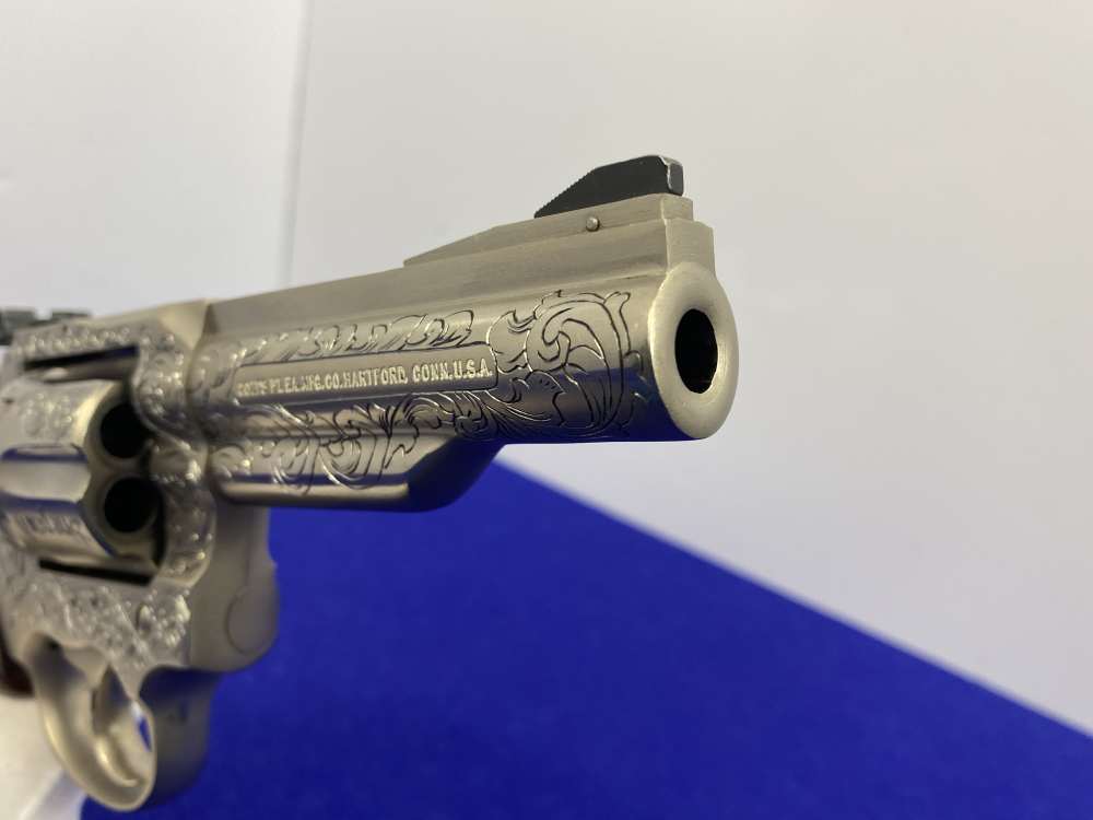 1981 Colt Trooper MK III .357 -E-NICKEL- 4" *CUSTOM HAND ENGRAVED EXAMPLE*-img-120