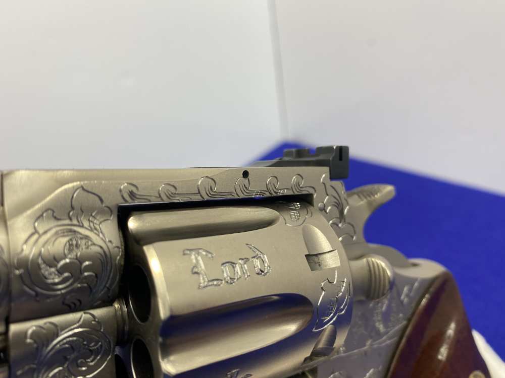 1981 Colt Trooper MK III .357 -E-NICKEL- 4" *CUSTOM HAND ENGRAVED EXAMPLE*-img-116
