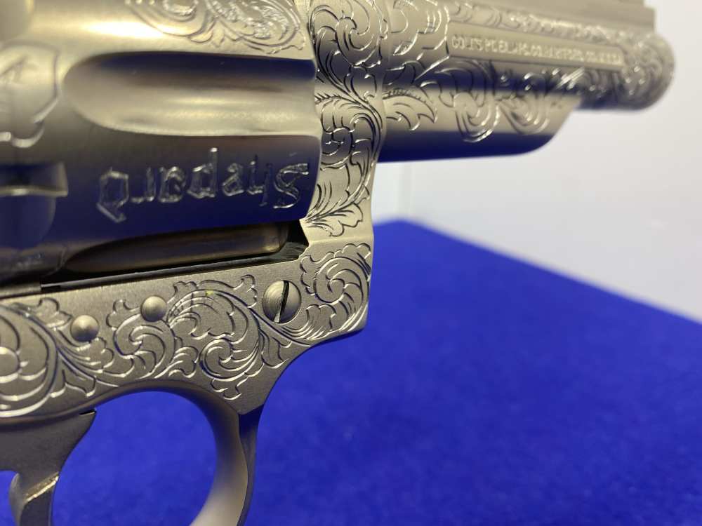 1981 Colt Trooper MK III .357 -E-NICKEL- 4" *CUSTOM HAND ENGRAVED EXAMPLE*-img-88