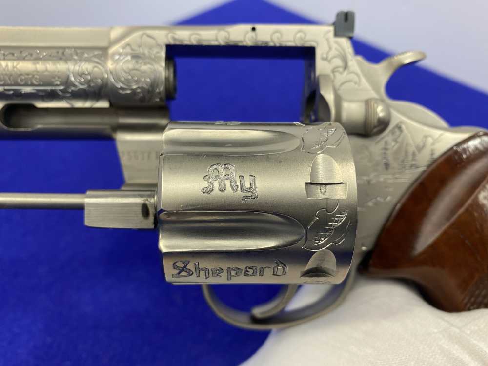 1981 Colt Trooper MK III .357 -E-NICKEL- 4" *CUSTOM HAND ENGRAVED EXAMPLE*-img-65