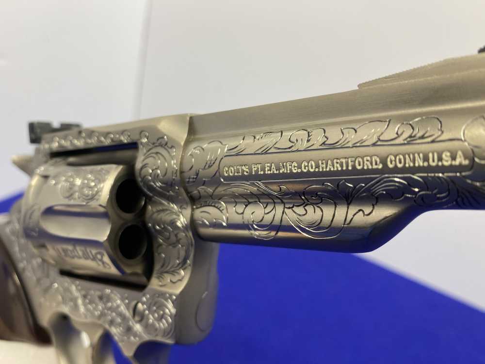 1981 Colt Trooper MK III .357 -E-NICKEL- 4" *CUSTOM HAND ENGRAVED EXAMPLE*-img-122