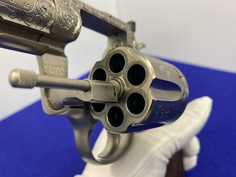 1981 Colt Trooper MK III .357 -E-NICKEL- 4" *CUSTOM HAND ENGRAVED EXAMPLE*-img-57