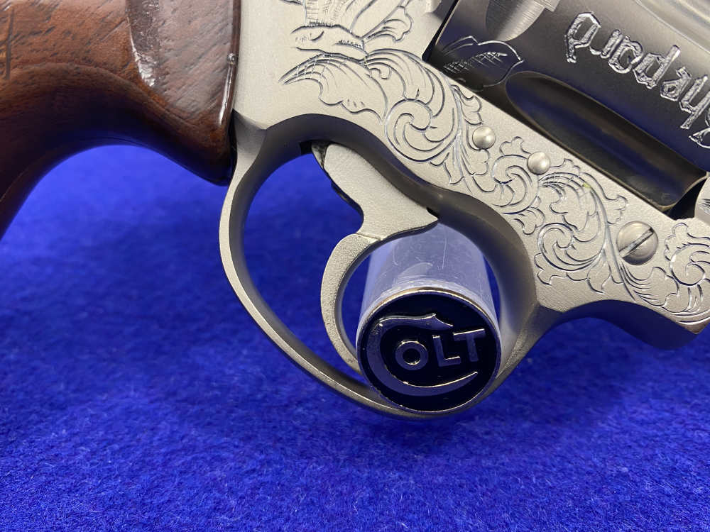 1981 Colt Trooper MK III .357 -E-NICKEL- 4" *CUSTOM HAND ENGRAVED EXAMPLE*-img-32