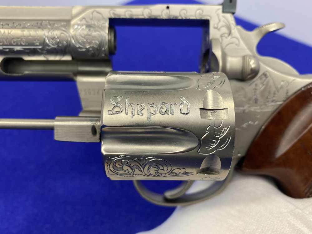 1981 Colt Trooper MK III .357 -E-NICKEL- 4" *CUSTOM HAND ENGRAVED EXAMPLE*-img-66