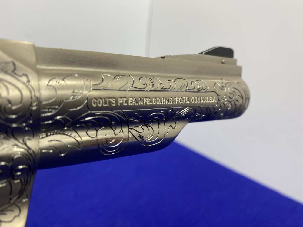1981 Colt Trooper MK III .357 -E-NICKEL- 4" *CUSTOM HAND ENGRAVED EXAMPLE*-img-91