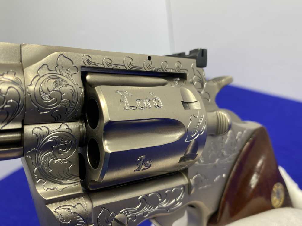 1981 Colt Trooper MK III .357 -E-NICKEL- 4" *CUSTOM HAND ENGRAVED EXAMPLE*-img-115