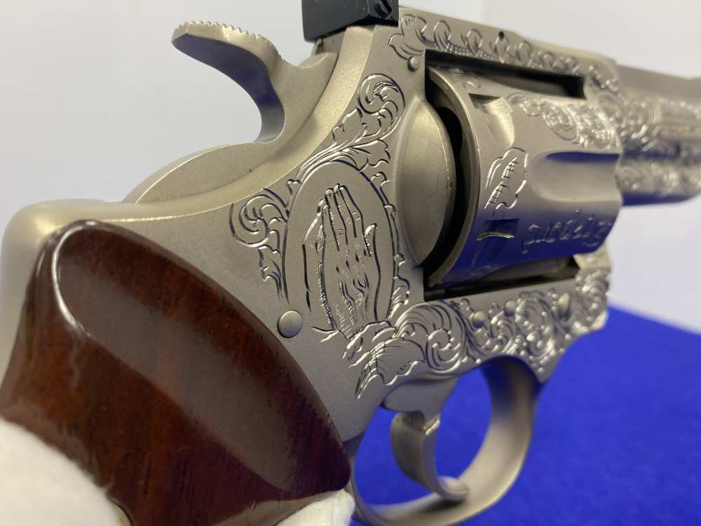 1981 Colt Trooper MK III .357 -E-NICKEL- 4" *CUSTOM HAND ENGRAVED EXAMPLE*-img-82