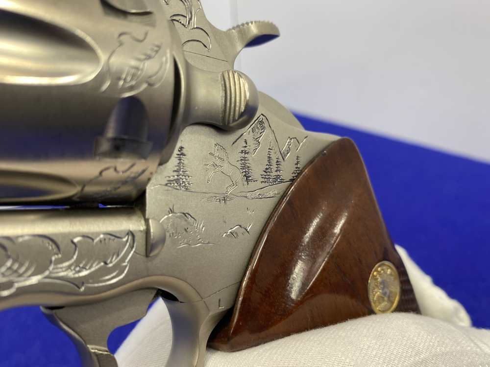 1981 Colt Trooper MK III .357 -E-NICKEL- 4" *CUSTOM HAND ENGRAVED EXAMPLE*-img-118