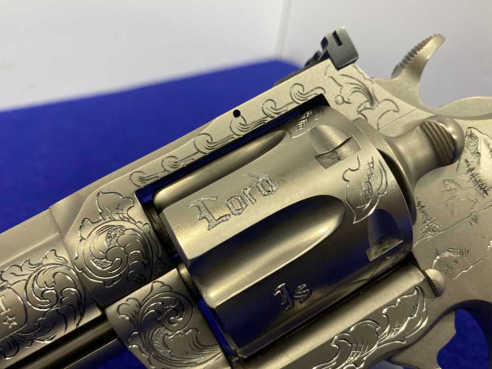 1981 Colt Trooper MK III .357 -E-NICKEL- 4" *CUSTOM HAND ENGRAVED EXAMPLE*-img-17
