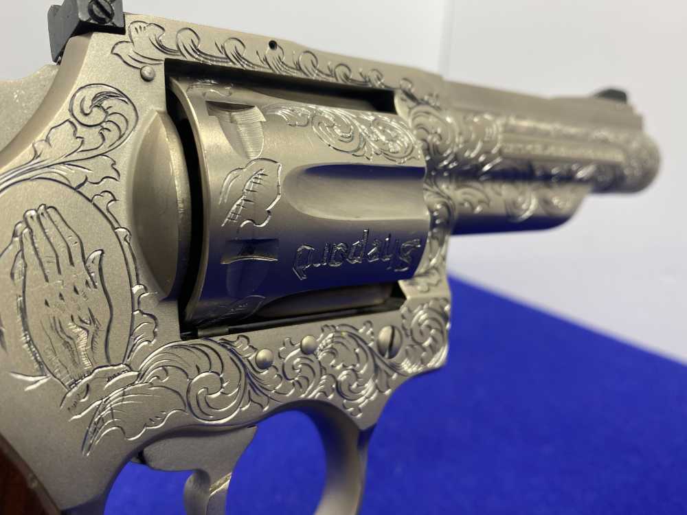 1981 Colt Trooper MK III .357 -E-NICKEL- 4" *CUSTOM HAND ENGRAVED EXAMPLE*-img-86