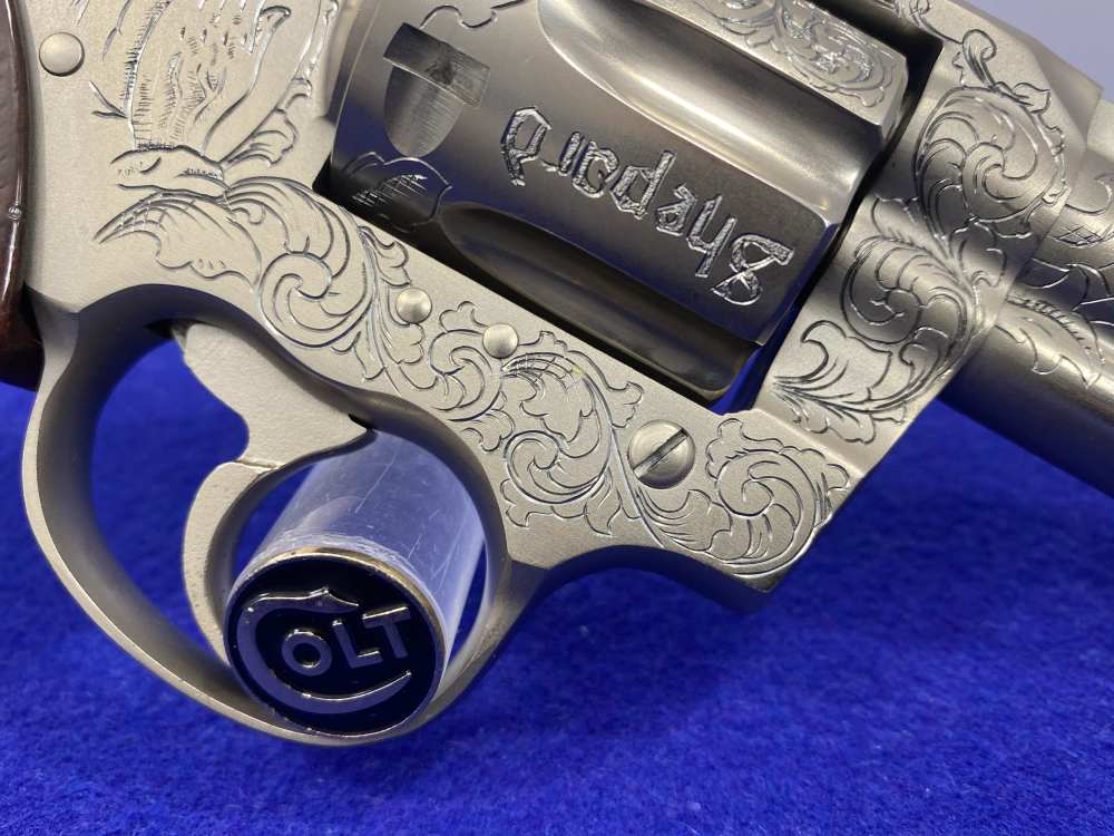 1981 Colt Trooper MK III .357 -E-NICKEL- 4" *CUSTOM HAND ENGRAVED EXAMPLE*-img-36