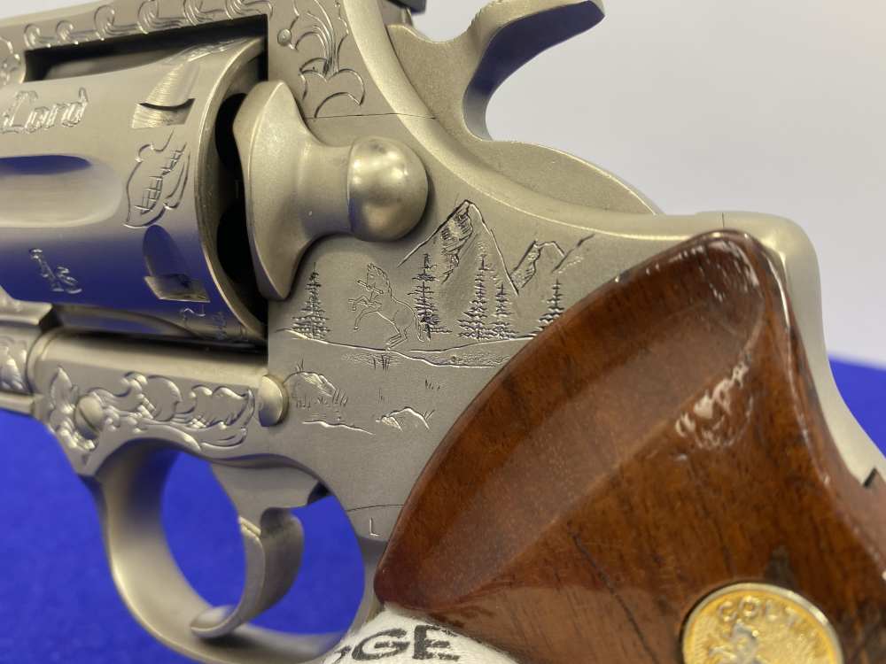 1981 Colt Trooper MK III .357 -E-NICKEL- 4" *CUSTOM HAND ENGRAVED EXAMPLE*-img-69