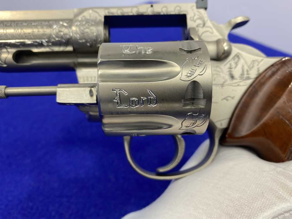 1981 Colt Trooper MK III .357 -E-NICKEL- 4" *CUSTOM HAND ENGRAVED EXAMPLE*-img-63