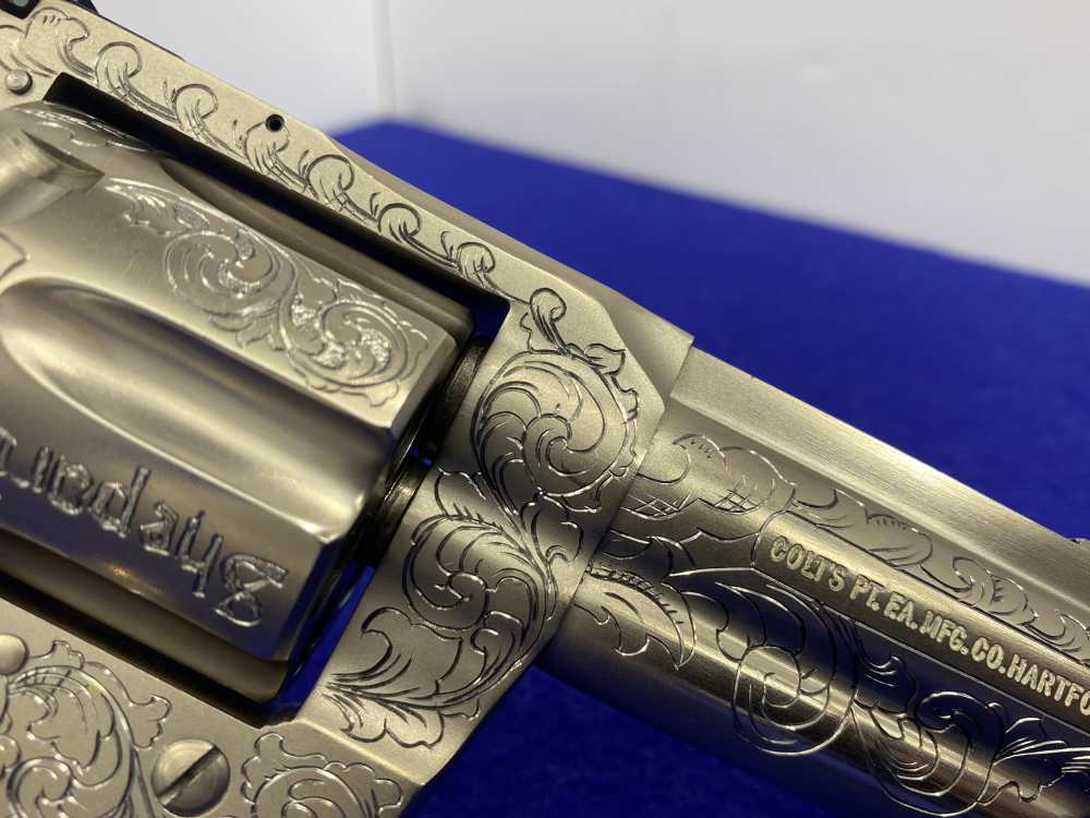 1981 Colt Trooper MK III .357 -E-NICKEL- 4" *CUSTOM HAND ENGRAVED EXAMPLE*-img-38