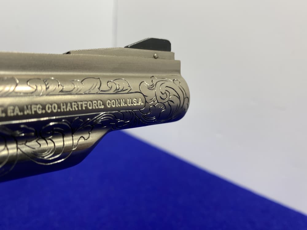 1981 Colt Trooper MK III .357 -E-NICKEL- 4" *CUSTOM HAND ENGRAVED EXAMPLE*-img-92