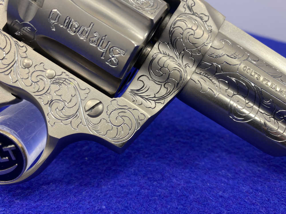 1981 Colt Trooper MK III .357 -E-NICKEL- 4" *CUSTOM HAND ENGRAVED EXAMPLE*-img-37