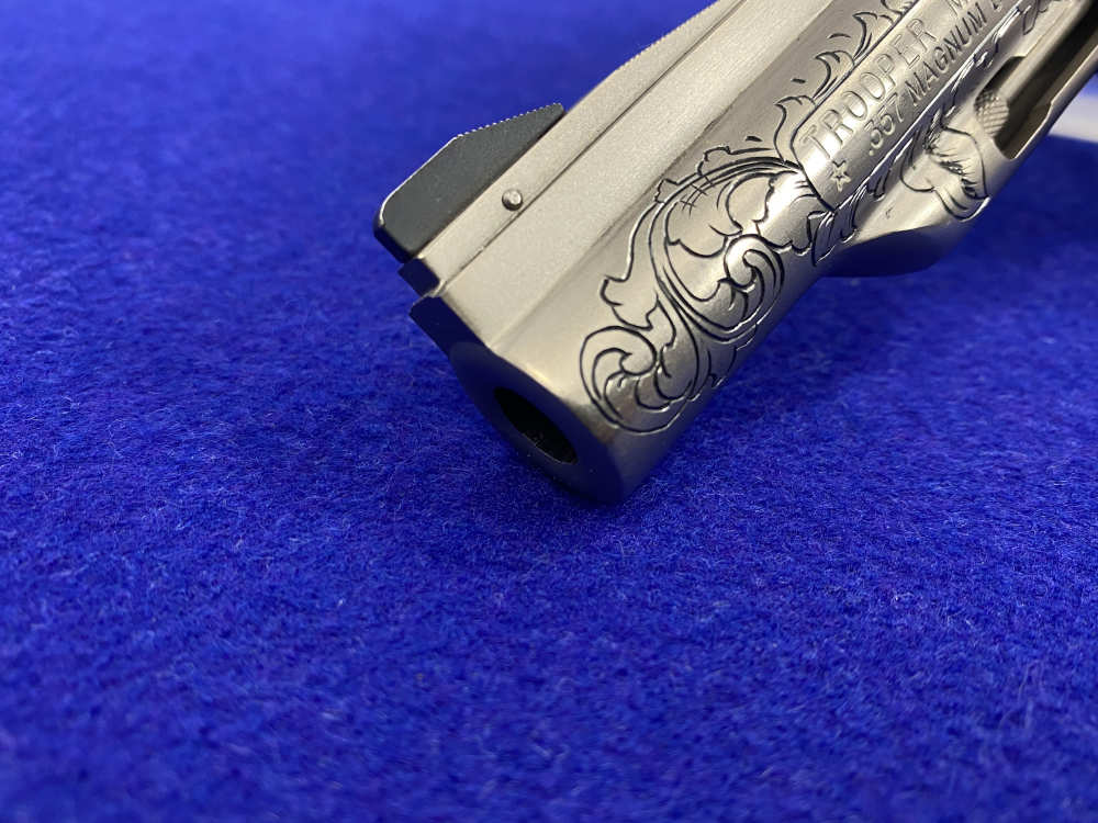 1981 Colt Trooper MK III .357 -E-NICKEL- 4" *CUSTOM HAND ENGRAVED EXAMPLE*-img-24