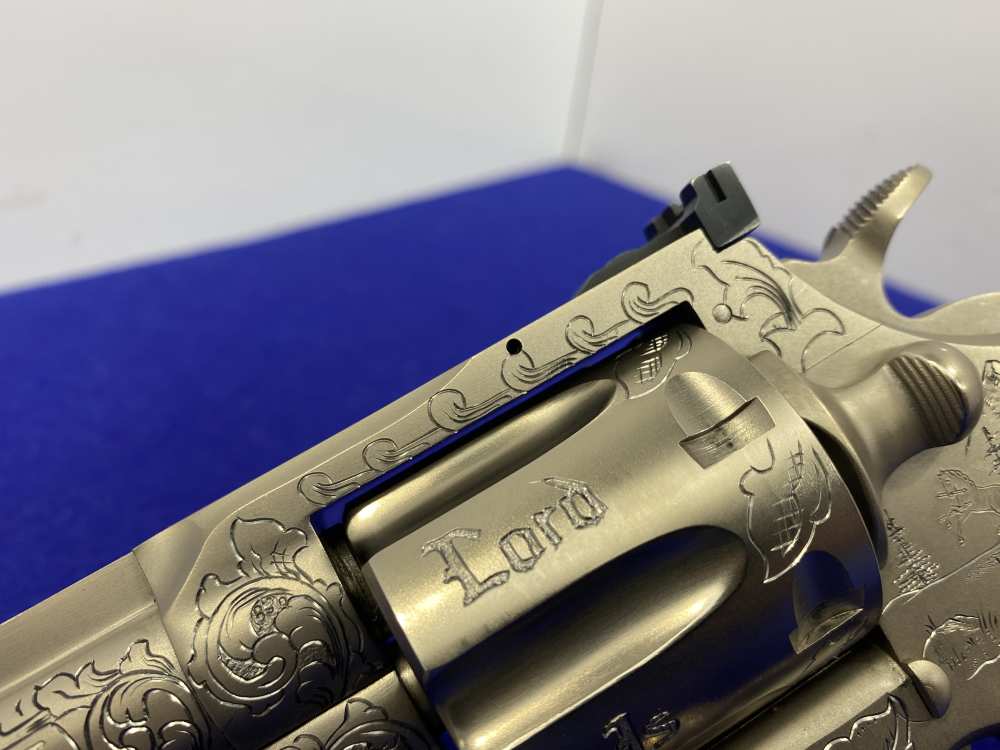 1981 Colt Trooper MK III .357 -E-NICKEL- 4" *CUSTOM HAND ENGRAVED EXAMPLE*-img-16