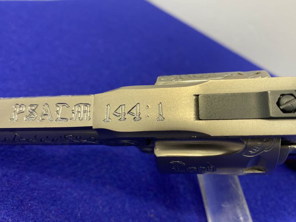 1981 Colt Trooper MK III .357 -E-NICKEL- 4" *CUSTOM HAND ENGRAVED EXAMPLE*-img-52