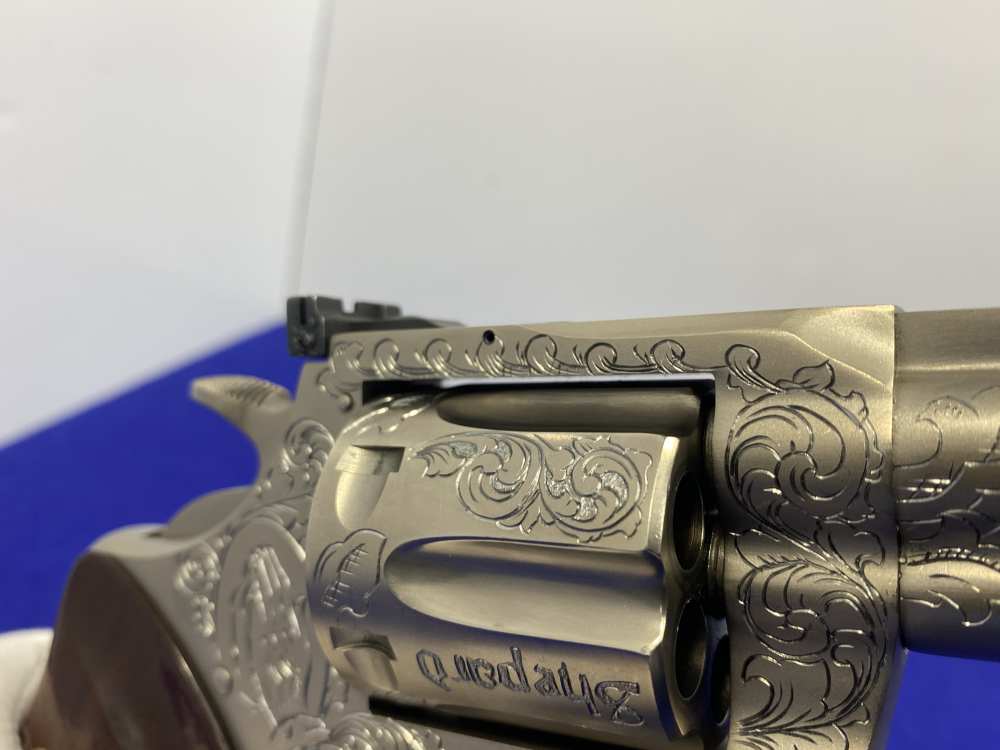 1981 Colt Trooper MK III .357 -E-NICKEL- 4" *CUSTOM HAND ENGRAVED EXAMPLE*-img-128
