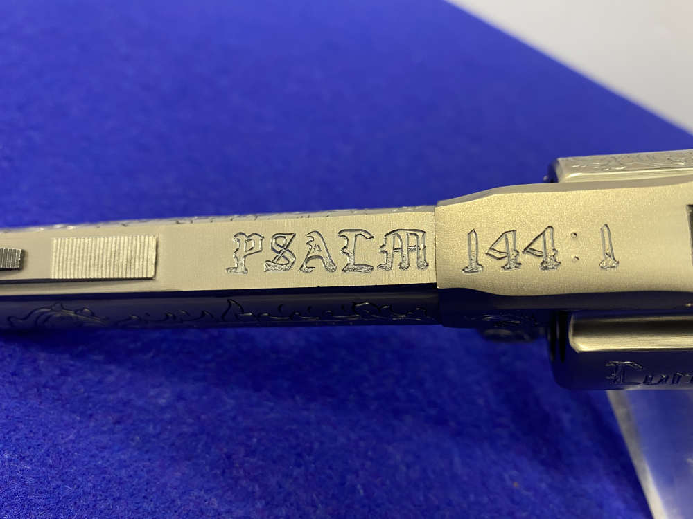 1981 Colt Trooper MK III .357 -E-NICKEL- 4" *CUSTOM HAND ENGRAVED EXAMPLE*-img-53