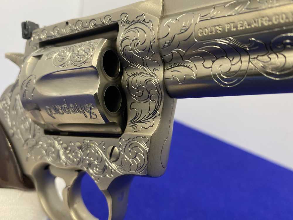 1981 Colt Trooper MK III .357 -E-NICKEL- 4" *CUSTOM HAND ENGRAVED EXAMPLE*-img-124