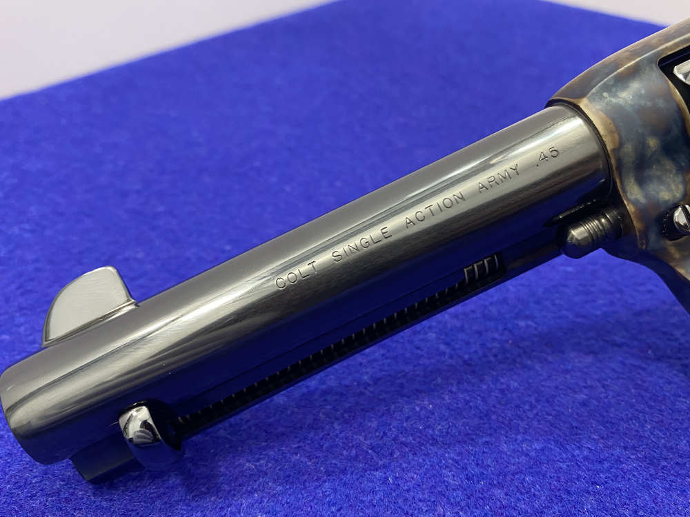 Colt Single Action Army .45colt Blue/CCH 4.75" *ICONIC COLT REVOLVER*-img-14